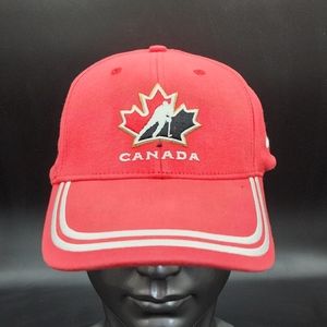 Nike Hockey Team Canada Red Cap Hat Size One Size IIHL